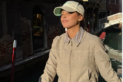 Gloria Camila y su mensaje desde una góndola.