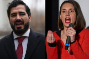 Alvise Pérez e Irene Montero
