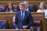 El presiidente del PP, Alberto Núñez Feijóo