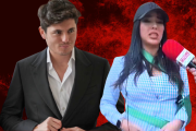 Vito Quiles y Sarah Santaolla con cabestrillo