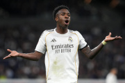 Vinicius Junior durante el partido ante el Getafe