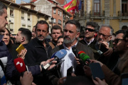 El presidente de Vox, Santiago Abascal