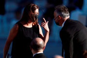 El ministro de Política Territorial y Memoria Democrática, Ángel Víctor Torres y la presidenta del Congreso de los Diputados, Francina Armengol