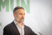 El líder de Vox, Santiago Abascal