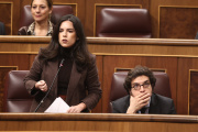 La portavoz de Vox en el Congreso, Pepa Millán, interviene durante una sesión de control al Gobierno, en el Congreso de los Diputados