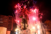 Cremà de la falla de la plaza del Ayuntamiento 2026