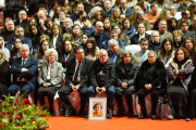 Los familiares de las víctimas del accidente ferroviario de Adamúz, Córdoba, durante la misa funeral.