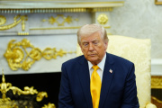 March 19, 2026, Washington, District Of Columbia, USA: United States President Donald J Trump as he meets Prime Minster Takeuchi Sanae of Japan in the Oval Office of the White House in Washington, DC, USA, on Thursday, March 19, 2026.  The war with Iran will be a major topic of discussions between the President and PM Takeuchi

Europa Press/Contacto/Aaron Schwartz - Pool via CN
19/3/2026