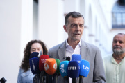 El candidato del partido de coalición Por Andalucía, Antonio Maíllo (IU).