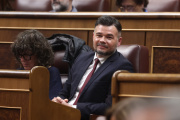 El portavoz de ERC en el Congreso, Gabriel Rufián.