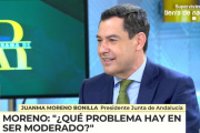 Juanma Moreno en el programa de Ana Rosa de Telecinco.