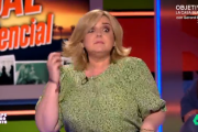 Pilar Vidal en el plató de "Zapeando" de La Sexta.