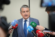El consejero de Sanidad, Presidencia y Emergencias de la Junta de Andalucía, Antonio Sanz.