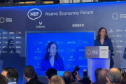 María Corina Machado en Nueva Economía Forum en Madrid, 20 de Abril 2026
