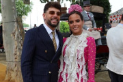 Alvaro García y Gloria Camila en la Feria de Abril.