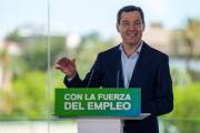 Juanma Moreno ha arrancado la campaña en Sevilla
