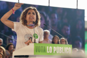 La secretaria general del PSOE-A y candidata a la Junta, María Jesús Montero