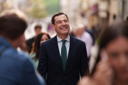 El presidente del PP de Andalucía y candidato a la reelección, Juanma Moreno
