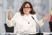 La ministra de Sanidad, Mónica García