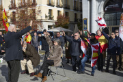 Acto de afirmación nacional y en protesta por la ‘ley de memoria democrática’, en la Plaza de Oriente.