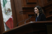 Isabel Diaz Ayuso, en Aguascalientes (México)