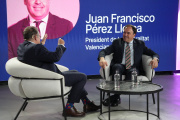 El president de la Generalitat defendió en Barcelona el nuevo impulso económico de la Comunitat Valenciana.