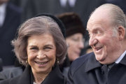 Los Reyes Sofía y Juan Carlos.