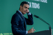 El presidente del Gobierno, Pedro Sánchez, durante el acto de clausura de la presentación de la propuesta de Plan Social para el Clima, en Espacio Rastro, a 25 de mayo de 2026, en Madrid (España). El Plan objetivo general tiene como objetivo impulsar una transición ecológica socialmente justa, prestando especial atención a los efectos de ampliación del mercado de derechos de emisión a sectores como el transporte por carretera y los edificios, prevista a partir de 2027.

Ricardo Rubio / Europa Press
25/5/2026