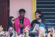 Lamine Yamal e Inés García en la "casita" de los conciertos de Bad Bunny.