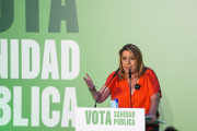 La senadora del PSOE y expresidenta de la Junta de Andalucía, Susana Díaz.