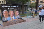 Hazte Oir realiza una protesta a las puertas de la Audiencia Provincial de Badajoz donde declara Pedro Sánchez

EUROPA PRESS
04/6/2026