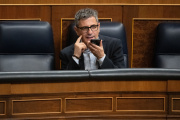 El ministro de la Presidencia, Justicia y Relaciones con las Cortes, Félix Bolaños