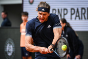 Alexander Zverev, en Roland Garros.