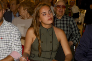 Gloria Camila durante el homenaje a Ortega Cano en Madrid.
