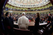 El Papa León XIV en el Congreso