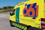 Ambulancia de Emergencias Sanitarias en Málaga.