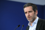 El portavoz del PP, Borja Sémper, durante una rueda de prensa posterior al Comité de Dirección del PP, en la sede del partido, a 13 de enero de 2025, en Madrid (España). Durante la comparecencia, Sémper, ha hablado sobre la posible moción de censura al presidente del Gobierno, ‘’pero no cuentan con los votos necesarios’’. Además, ha solicitado la dimisión del fiscal general del Estado, después de haber sido citado para declarar como imputado.

Marta Fernández / Europa Press
13 ENERO 2025;PP;MOCIÓN DE CENSURA;RUEDA DE