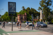 Los termómetros de Sevilla marcan temperaturas por encima de los 40 grados-