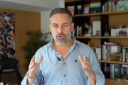 El presidente de Vox, Santiago Abascal