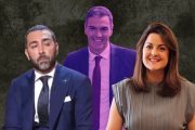 Víctor de Aldama, Pedro Sábchez y Ketty Garat