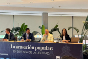 Conferencia la acusación popular por parte de Iustitia Europa y Hazte Oír