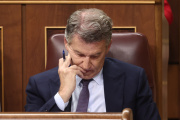 El presidente del Partido Popular, Alberto Núñez Feijóo