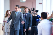 El presidente en funciones de la Junta y candidato del PP a la reelección, Juanma Moreno.