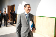 El presidente en funciones de la Junta y candidato del PP-A a la reelección, Juanma Moreno.