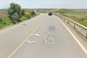 Carretera A-364 a su paso por Marchena (Sevilla).