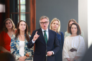 El portavoz del grupo parlamentario de Vox y próximo vicepresidente del Gobierno andaluz, Manuel Gavira.