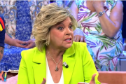 Terelu Campos en el plató de "De lunes a viernes".
