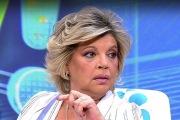 Terelu Campos en el plató de "De lunes a viernes".