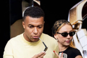 Mbappé y la Expósito, este sábado por la mañana en París