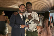 Vinicius Junior, jugador del Real Madrid, de vacaciones en Italia